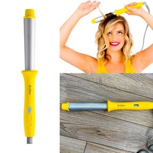 Drybar The Wrap Party Curling & Styling Wand Yellow 1-1.25" Tapered Barrel